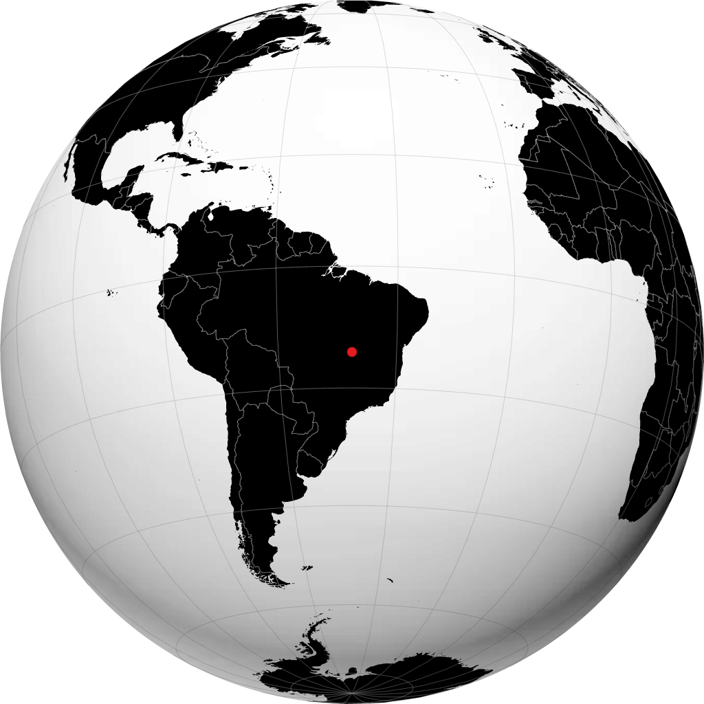 ग्लोब पर अल्टो पैराइसो डी गोयस