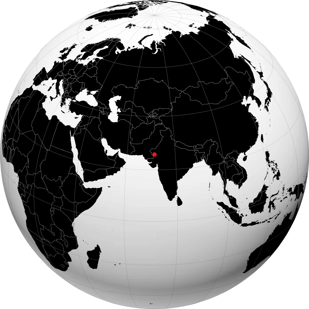 ग्लोब पर बाड़मेर