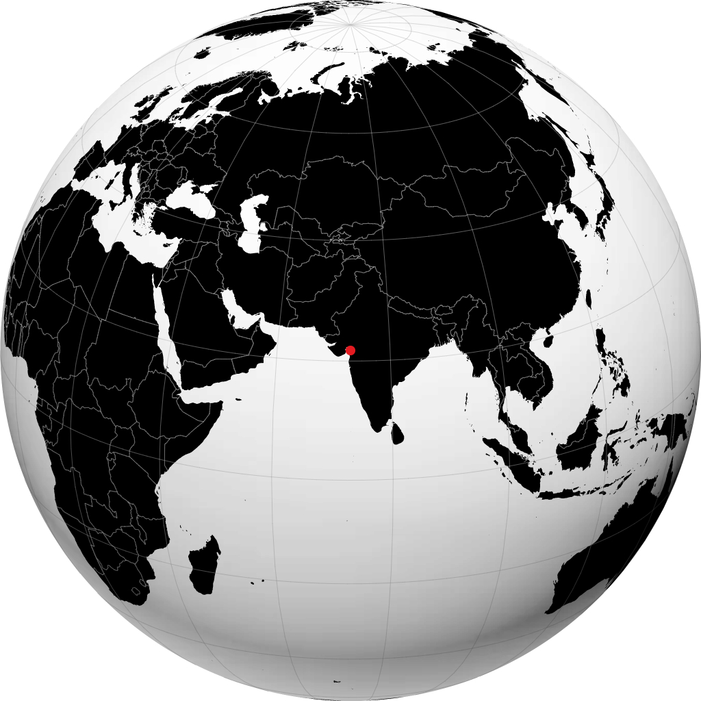 ग्लोब पर भरूच