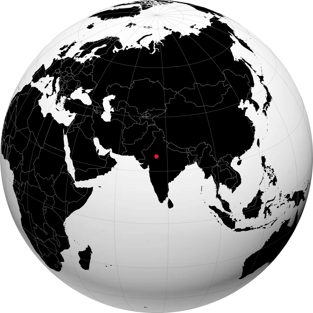 ग्लोब पर बूंदी