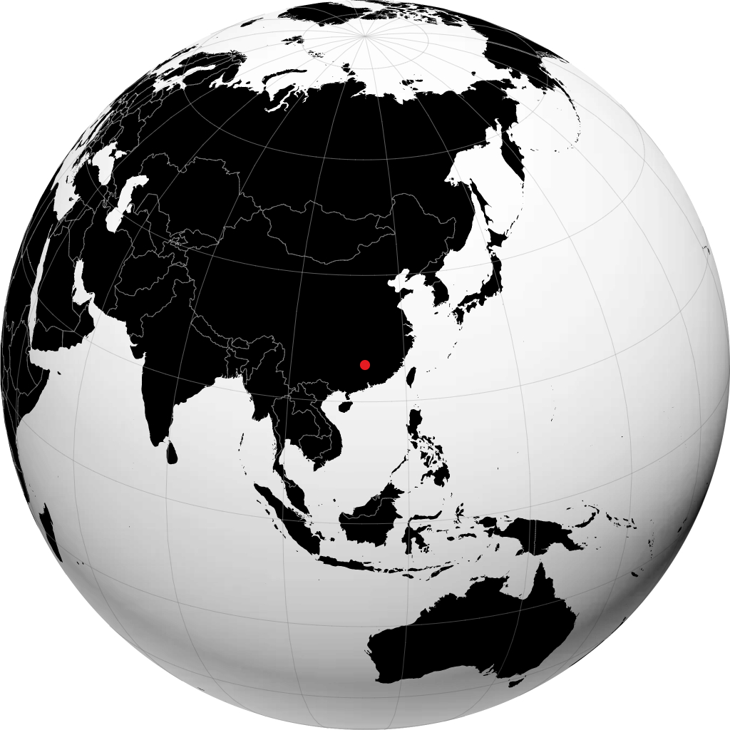 ग्लोब पर चेनझोउ