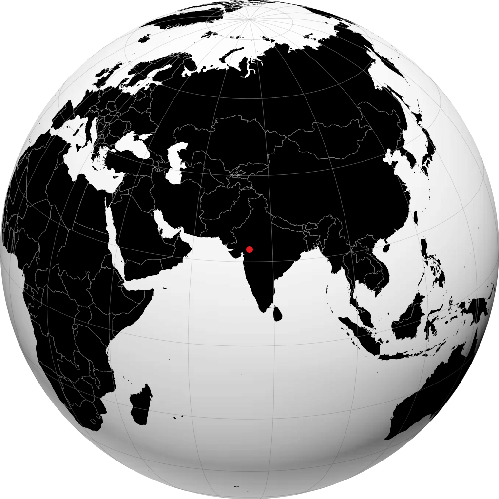ग्लोब पर दाहोद