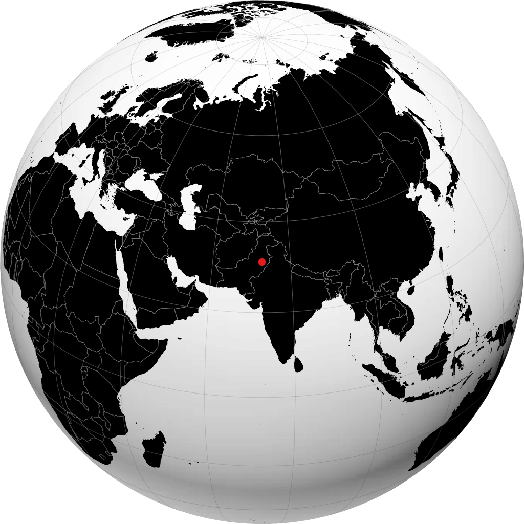 ग्लोब पर गोजरा
