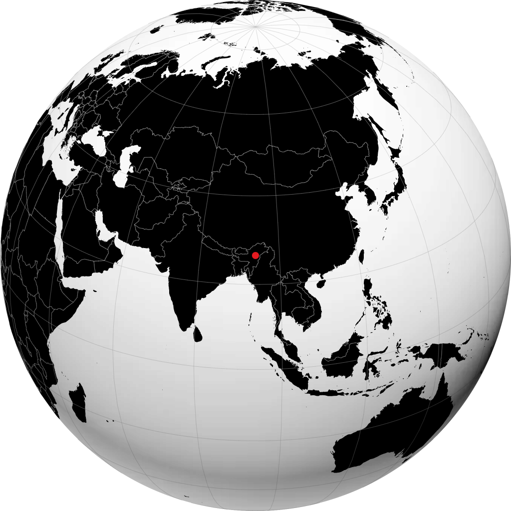 ग्लोब पर गोलाघाट