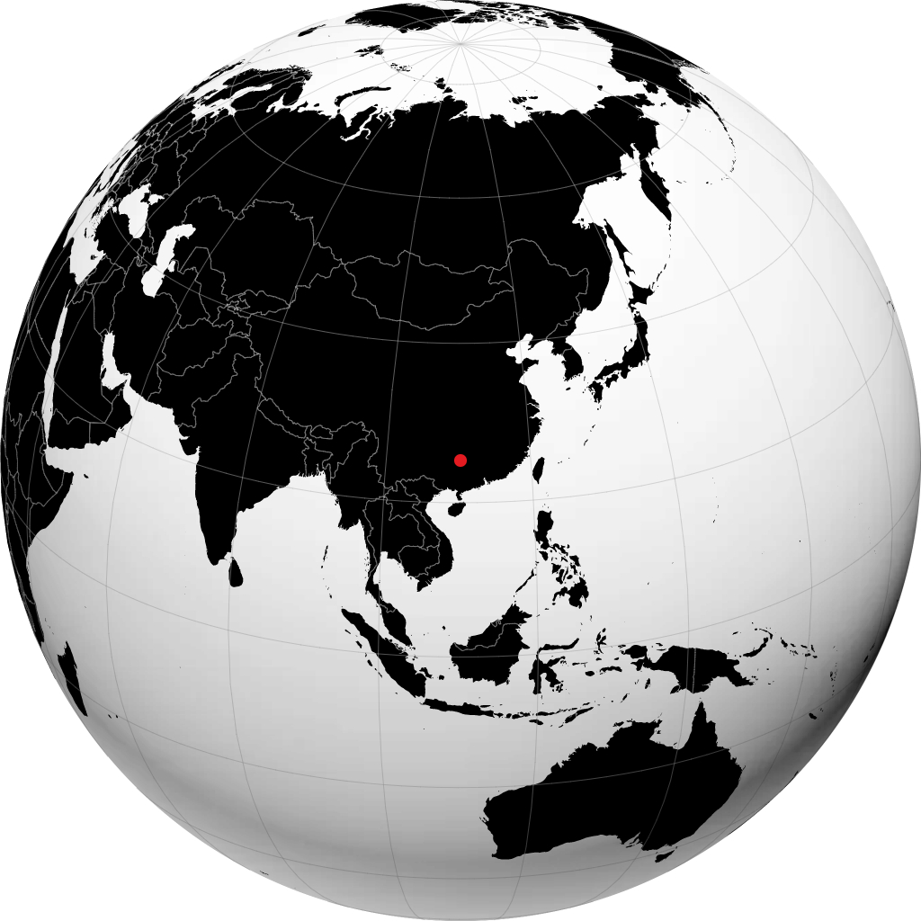 ग्लोब पर गुइलिन