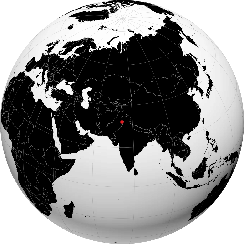 ग्लोब पर गुजरांवाला