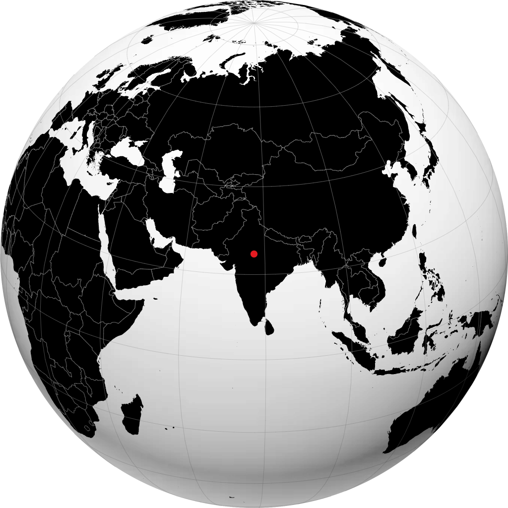ग्लोब पर गुना