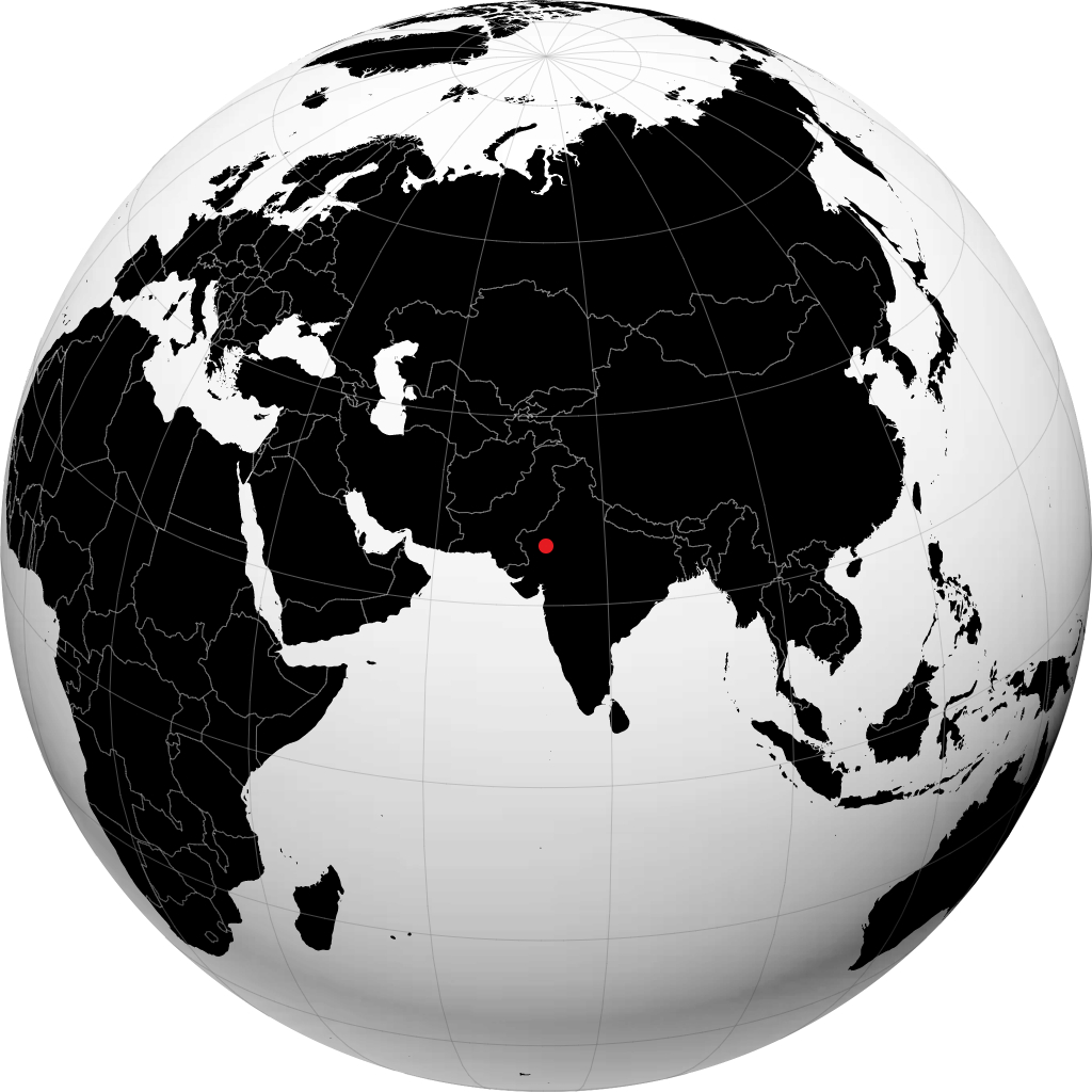 ग्लोब पर जोधपुर