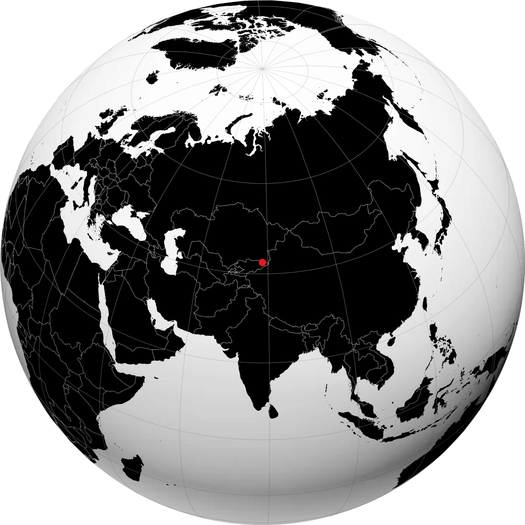 ग्लोब पर कराकोल