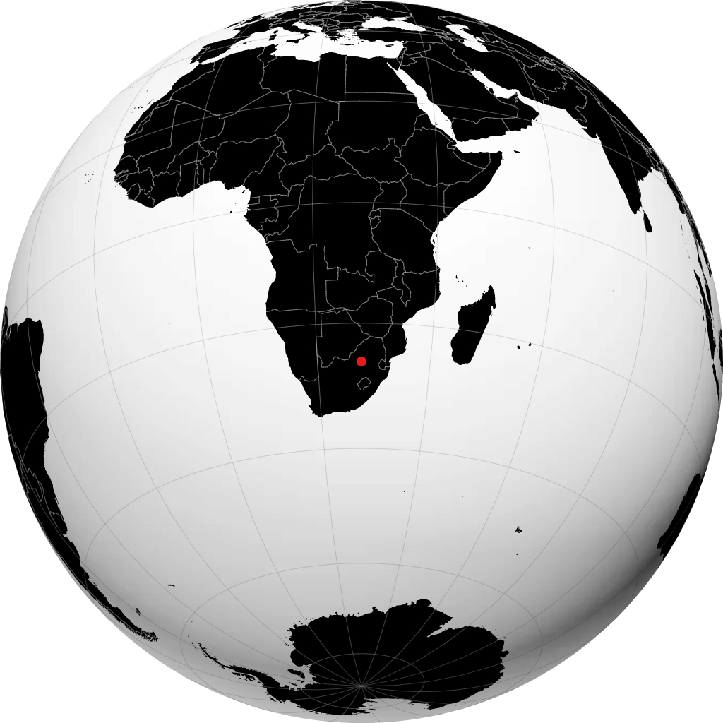 ग्लोब पर क्रूगर्सडॉर्प