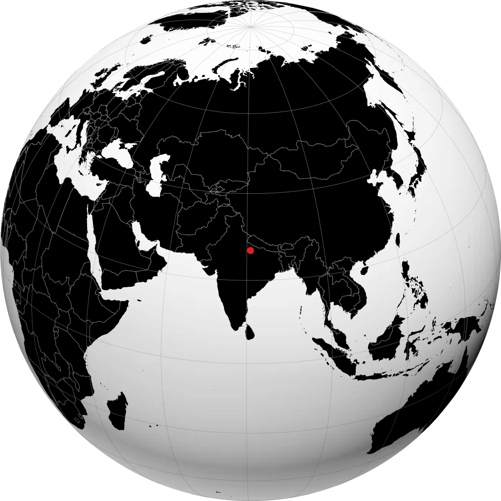 ग्लोब पर लखनऊ