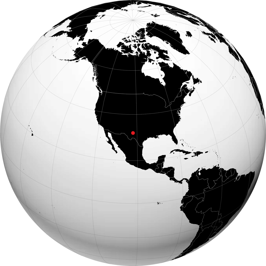 ग्लोब पर मिडलैंड