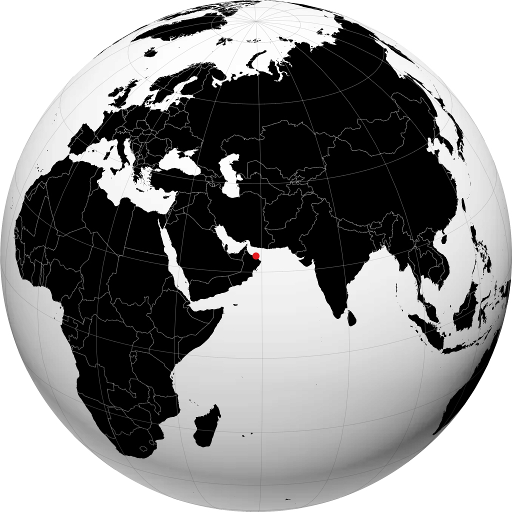 ग्लोब पर मस्कट