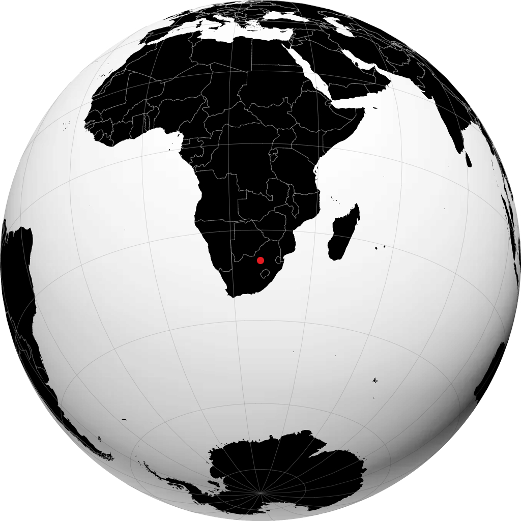 ग्लोब पर पोटचेस्ट्रूम