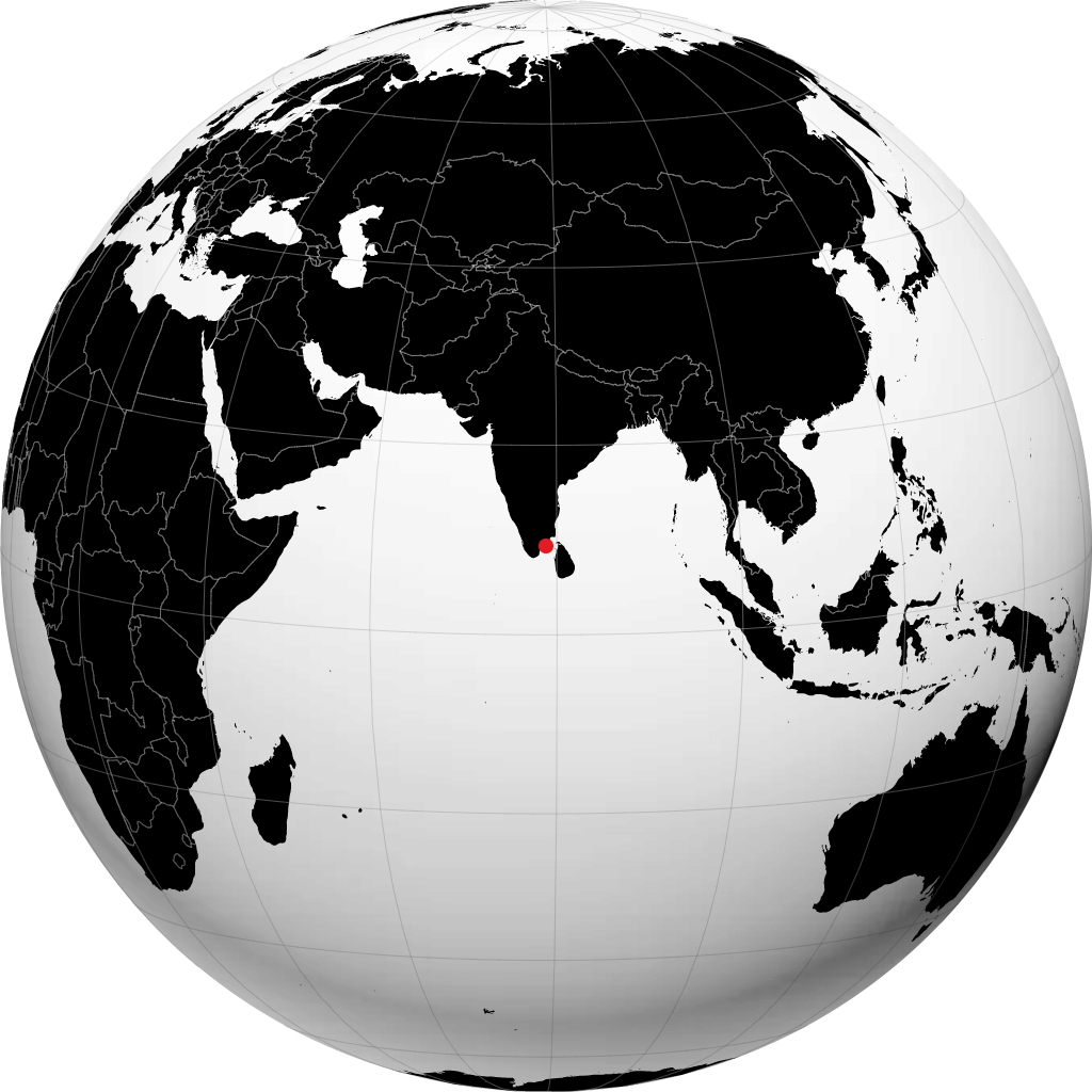 ग्लोब पर रामनाथपुरम