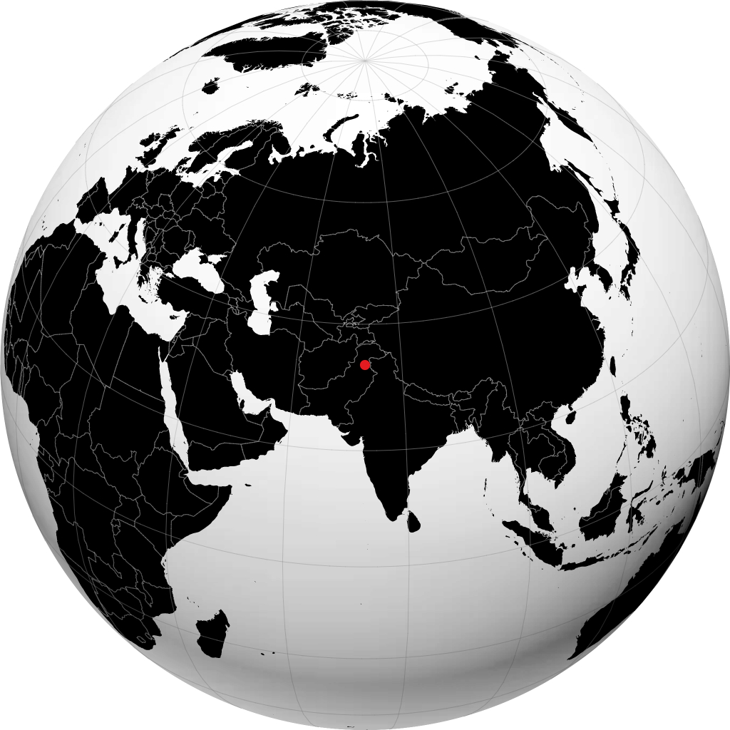 ग्लोब पर रावलपिंडी