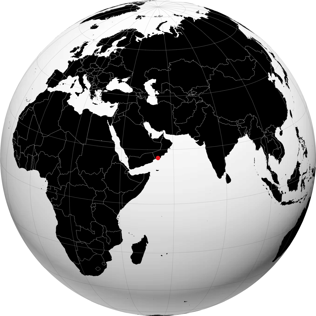 ग्लोब पर सलालाह