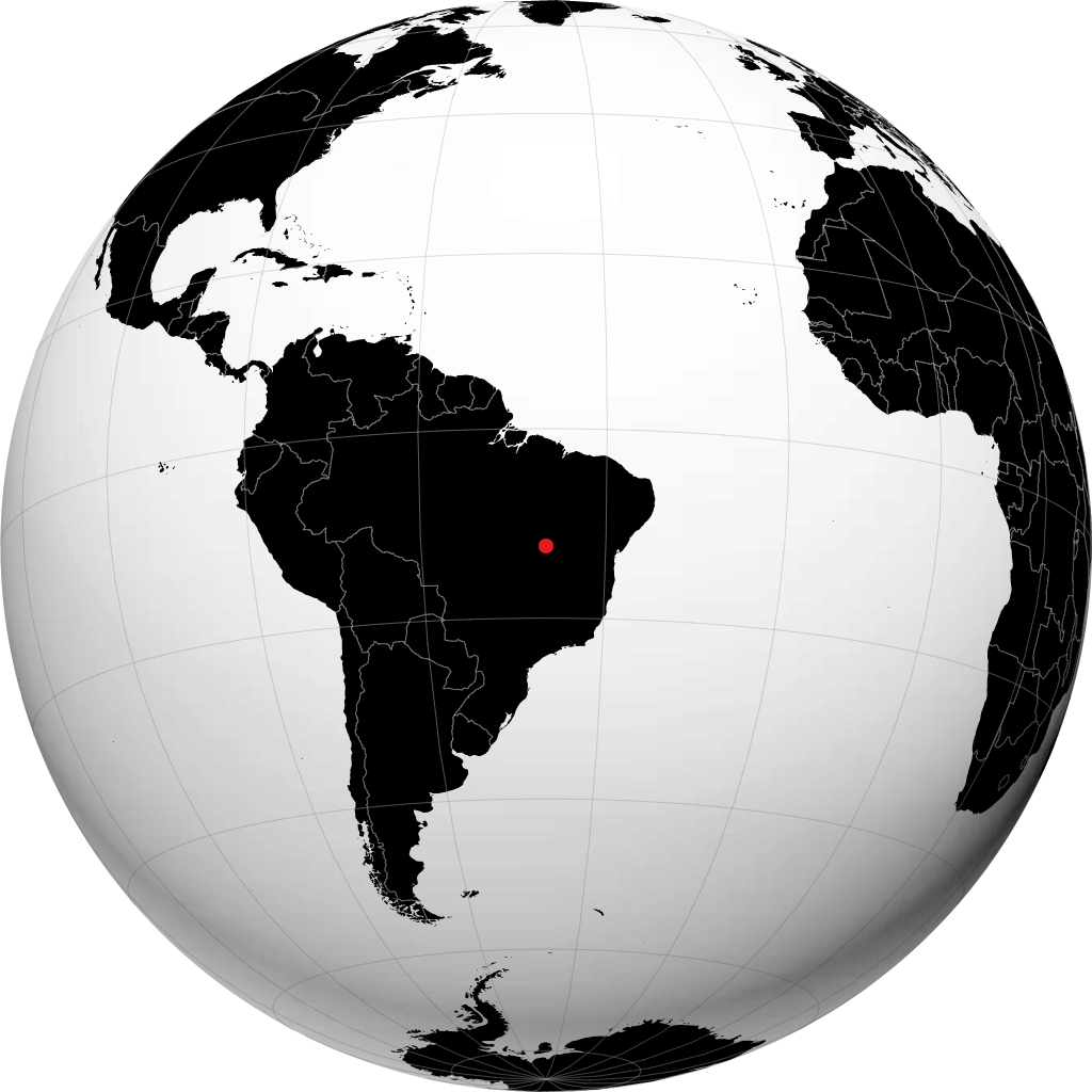 ग्लोब पर टागुआटिंगा