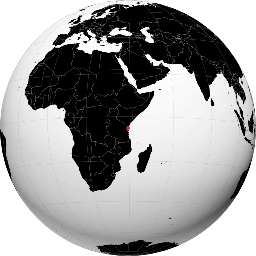 ग्लोब पर टांगा
