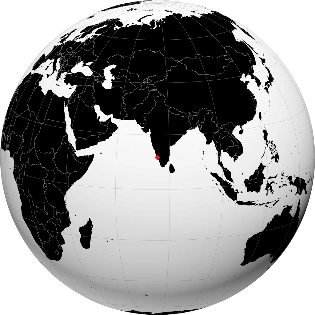 ग्लोब पर थालसेरी