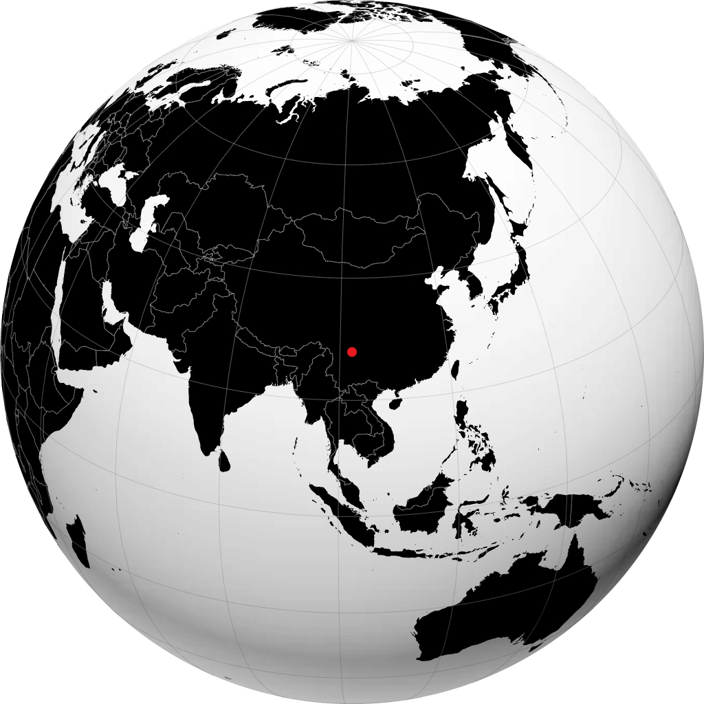 ग्लोब पर सिचांग