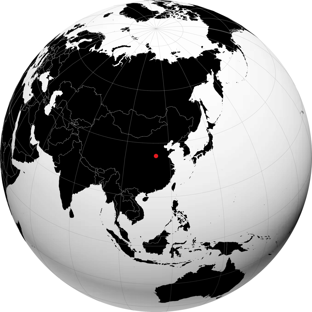ग्लोब पर शिन्शियांग