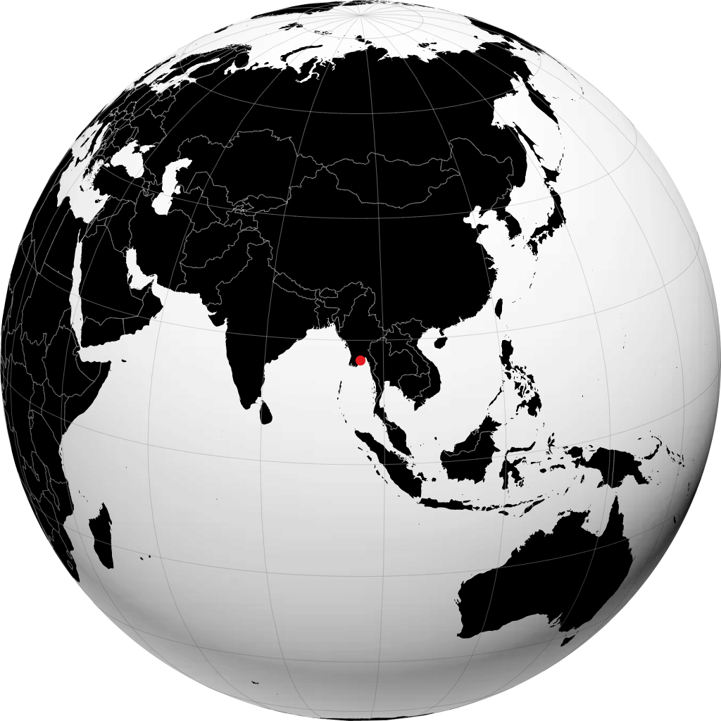 ग्लोब पर यांगून